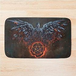 Castiel Burning Bath Mat