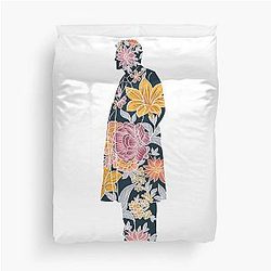 Flower Castiel Duvet Cover