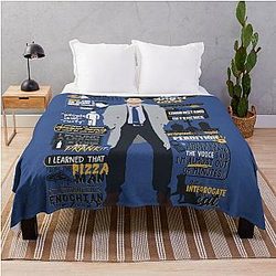 Supernatural Castiel Quote Throw Blanket