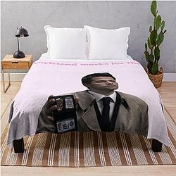 Castiel FBI Throw Blanket