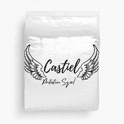 Castiel Protection Squad wings Duvet Cover