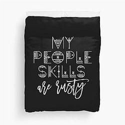 Castiel Quote Duvet Cover