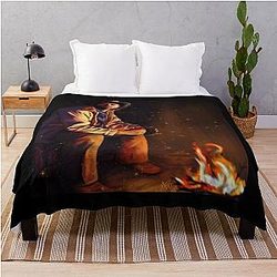 Honorable Thieves Cowboy Castiel Throw Blanket