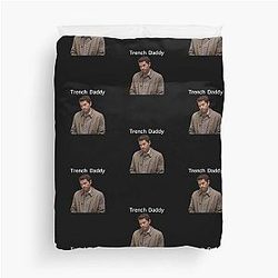 Trench Daddy Castiel Duvet Cover