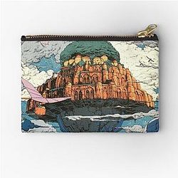 Hayao Miyazaki the Castle in the Sky Machine (or) The Castle in the Sky Zipper Pouch