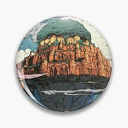 Miyazaki the Castle in the Sky Robot Pin