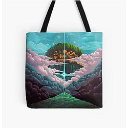 The golden castle in sky All Print Tote Bag