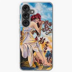 Alphonse Mucha and the Castle in the Sky Samsung Galaxy Case