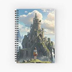 Castle in the Sky Anime Spiral Notebook