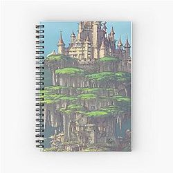 Castle in the Sky Spiral Notebook