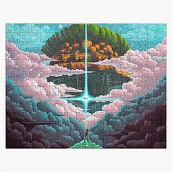 Golden Castle in the Sky Jigsaw Puzzle