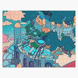 Castle in the Sky Pastel Jigsaw Puzzle