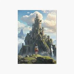 Castle in the Sky - A Dreamy Anime Art Print