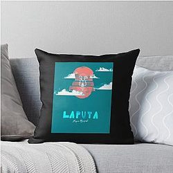 Laputa Castle in the Sky Throw Pillow