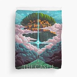 The Golden Castle Sky Duvet Cover