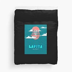 Laputa Castle in the Sky Duvet Cover