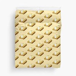 Castle in the Sky, Egg, and Toast Duvet Cover