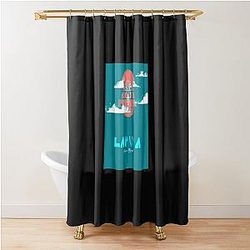 Laputa Castle in the Sky Shower Curtain
