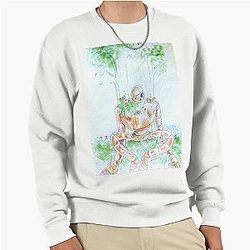 Castle in the Sky Laputa Drawing Watercolor Sweatshirt