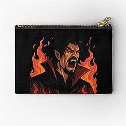 Castlevania Netflix Fanart Dracula Rage Quote You Had Your Chance Zipper Pouch