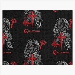 Dracula and Alucard Blood Bound Castlevania Aesthetic Jigsaw Puzzle