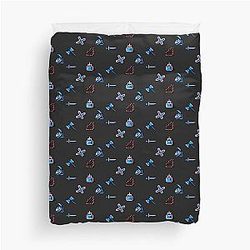 Castlevania 3 Weapons Duvet Cover