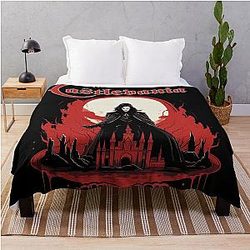 The Dracula Castlevania Throw Blanket