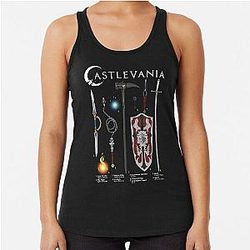 Castlevania Weapons Tank Top