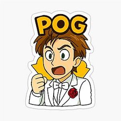 CDawgVA Mario Party Style Sticker POG Sticker