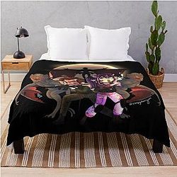 Ironmouse, CDawgVA, House of Ashes Chibi Throw Blanket