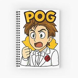 CDawgVA Mario Party Style Sticker Spiral Notebook