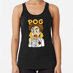 CDawgVA Mario Party Style Sticker POG Racerback Tank Top