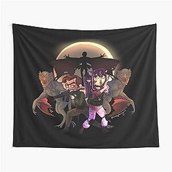 Ironmouse CDawgVA House of Ashes Chibis Tapestry