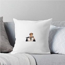 Connor CDawgVA Wine Meme Throw Pillow