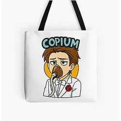 CDawgVA Mario Party Style Sticker COPIUM All Over Print Tote Bag