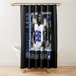 CeeDee Lamb Cowboys Shower Curtain