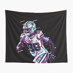 CeeDee Lamb Retro Tapestry