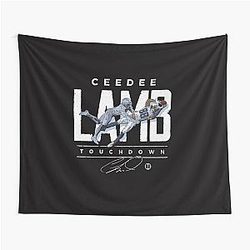 CeDee Lamb Touchdown Catch Tapestry