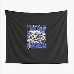 CeDee Lamb Retro Tapestry