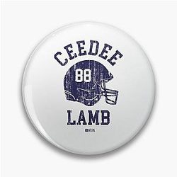 CeeDee Lamb Dallas Font T-Shirt Pin