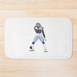CeeDee Lamb Pointing Celebration Bath Mat