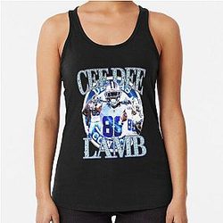 Dak Prescott Lamb Vintage Racerback Tank Top