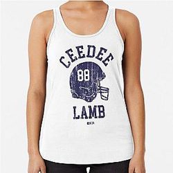 CeeDee Lamb Dallas Helm Font Tank Top
