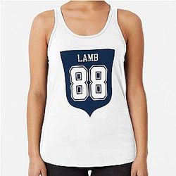 CeeDee Lamb 88 Racerback Tank Top