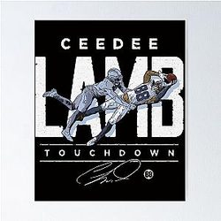 Ceedee Lamb Touchdown Poster