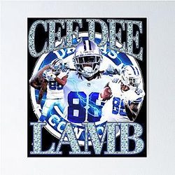 Ceedee Lamb Vintage T-Shirt Poster