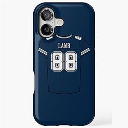 CeeDee Lamb Away Jersey iPhone Tough Case