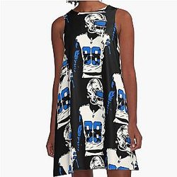 Ceedee Lamb Midnight Mode Spotlight A-Line Dress