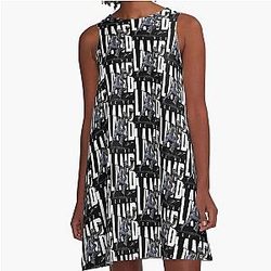 CeeDee Lamb Dallas One Hand T-Shirt A-Line Dress
