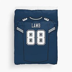 CeeDee Lamb Jersey Duvet Cover